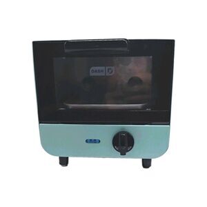 DASH Mini Toaster Oven 550W Aqua/Black Timer 120V Electric DMTO100AQ